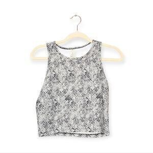 Balance Collections Black & White Snakeskin Print Tank Top